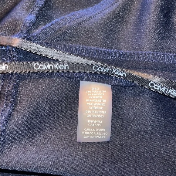 Calvin Klein Blue Jumpsuit With Belt Dress Size 8 - Picture 13 of 15